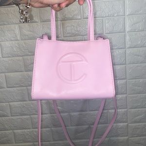 Bubblegum Telfar bag small